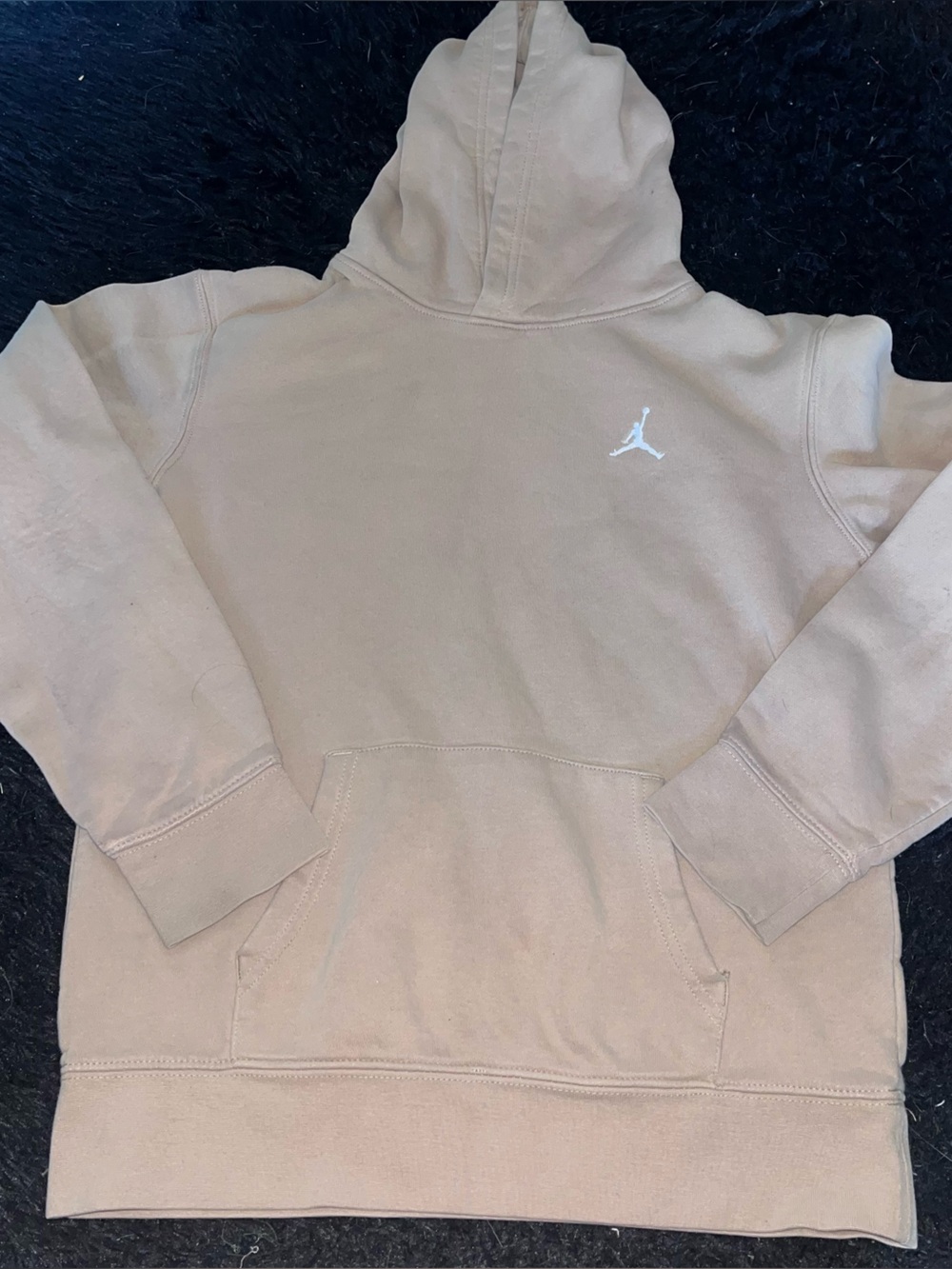 Jordan Kids Tan Pullover Hoodie with